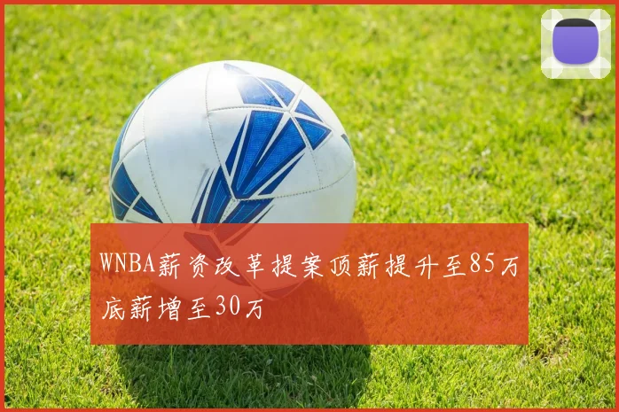 WNBA薪资改革提案顶薪提升至85万底薪增至30万